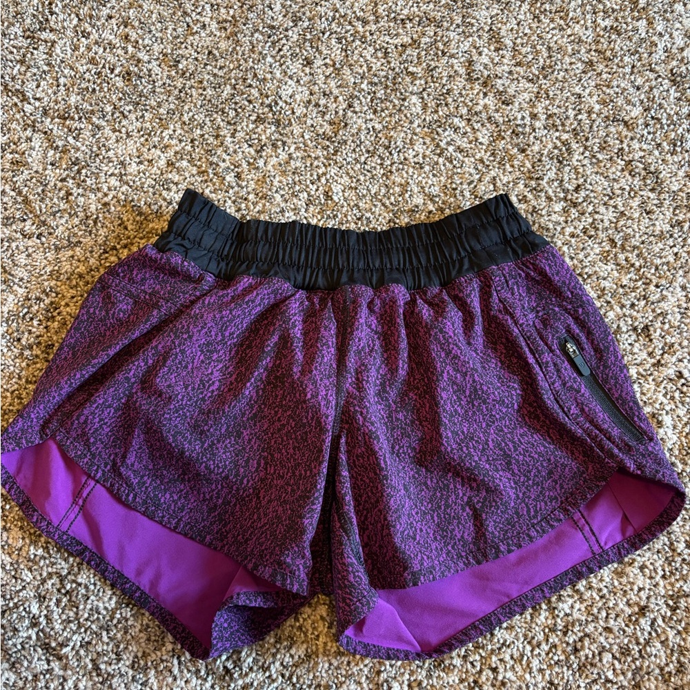 Lululemon Hotty Hot Purple Athletic Shorts